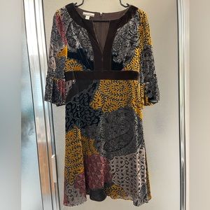 Boston Proper Velvet gorgeous dress Sz 8